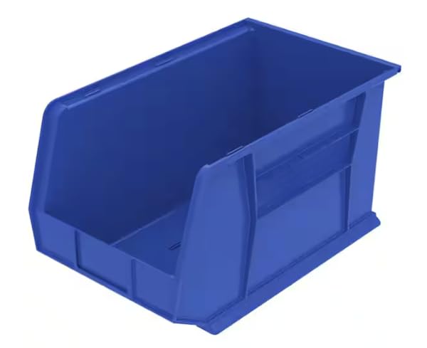 Stackable Shelf Bins/Storage Totes, Blue (6-Pack) EV17828