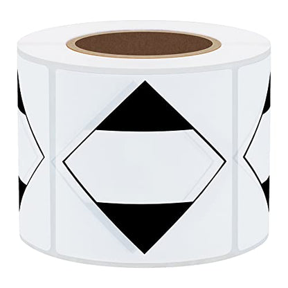 Shipping Labels Transport Stickers Limited Quantity of Dangerous Goods Black Diamond Label, 2"x2", 300 Per Roll - size: 2x2 inch