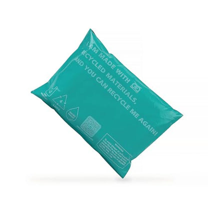 Owlpack Eco Friendly 2 MIL Teal Recycled Mailers (5" x 7", pack of 1000) - color: Teal, size: 5x7" (1000 pcs)