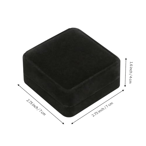 LETURE 6 Pieces Velvet Jewelry Gift Boxes for Necklace Pendant Bracelet Ring Earring, Jewelry Storage Display Case for Christmas Wedding Engagement Birthday Anniversary (Earring Box -6PCS) - color: Earring Box -6PCS