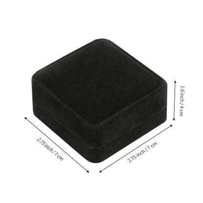 LETURE 6 Pieces Velvet Jewelry Gift Boxes for Necklace Pendant Bracelet Ring Earring, Jewelry Storage Display Case for Christmas Wedding Engagement Birthday Anniversary (Earring Box -6PCS) - color: Earring Box -6PCS