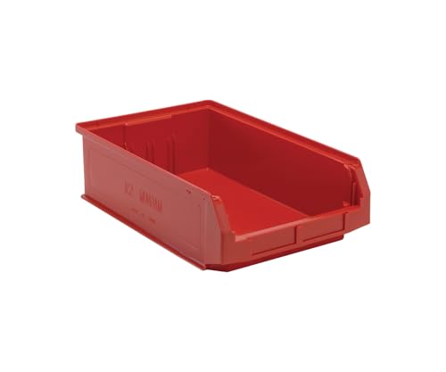 QUANTUM STORAGE SYSTEMS QMS531RD MAGNUM Heavy Duty Part Organizer Red Bins 20" L x 13" W x 6" H 6 Pack
