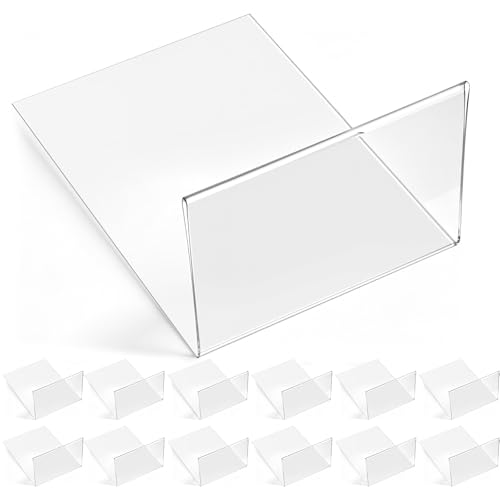 Containlol 15 Pcs Moveable Shelf Label Holder for Library, 6.2 x 4.13 Inch - size: 6.2 x 4.13 Inch