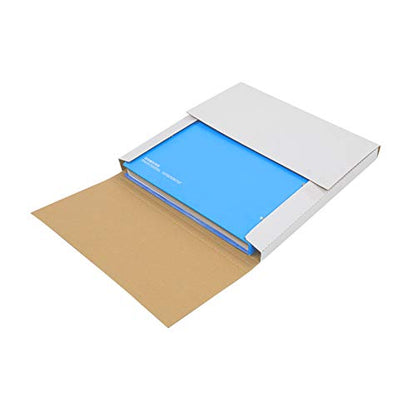 25 Packs White Vinyl Record LP Shipping Mailer Boxes, 12.5" x 12.5" x 1" Record Mailers, Album Paper Box, Easy Fold LP Cardboard Mailing Boxes Multi Depth Album Mailers for Packaging Moving Storage - size: 25pcs