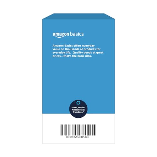 Amazon Basics Multipurpose Drawstring Trash Bags, 30 Gallon Capacity, Tear Resistant, 50 Count (Previously Solimo) - size: 50 Count (Pack of 1)