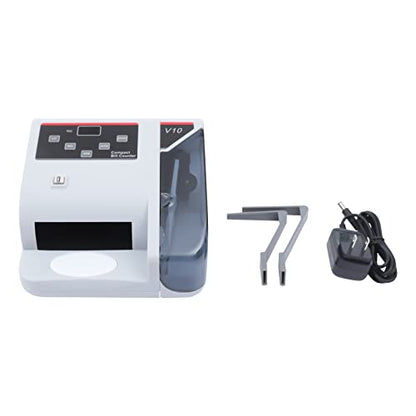 Money Counter Machine, Cash Counter Bill Counting Machine with Counterfeit Detection & Digital Display for Multi-Currency, Add Mode, Counting Speed 600 PCS/MIN