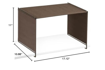 Lynk 640121 Vela Closet Organizer Extra Shelf-Bronze (17.1 L x 10.9 W x 10.9 H) - color: Bronze