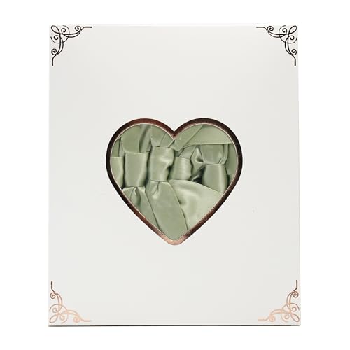 Sage Green Satin Ribbon Twist Tie Bows 5 Inch 36 Pack - color: Sage Green