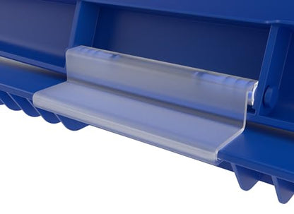 Rev-A-Shelf 32 Qt Garbage Can Lid for Base Kitchen and Bathroom Cabinet Bin - color: Blue, size: 32 QT