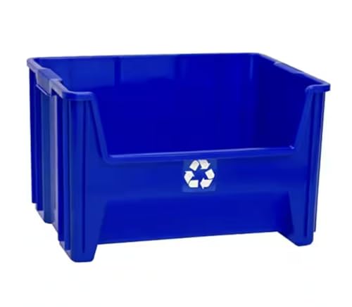 Set of 3 Plastic Storage Bins/Recycling Totes SP78518