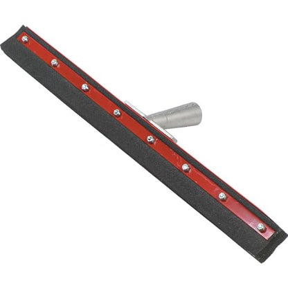 SPARTA 4008200 Plastic Double Neoprene Floor Squeegee, Surface Floor Squeegee With Heavy Duty Steel Frame For Floor, Bathroom, Kitchen, Concrete, Tile, Garage, Commercial Use, 24 Inches, Black - size: 24 inch