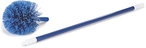 Sparta Round Duster Head, Soft Flagged Bristles, 9 Inch, Blue