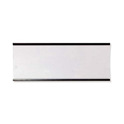 SmartSign Magnetic 'C' Channel Label Holders | 2.5" x 6" Pack of 10 - size: 2.5" x 6"