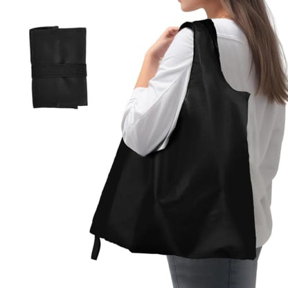 Foldable Shopping Bag, Reusable Grocery Bag Holder, Tote Bags - color: A1-black
