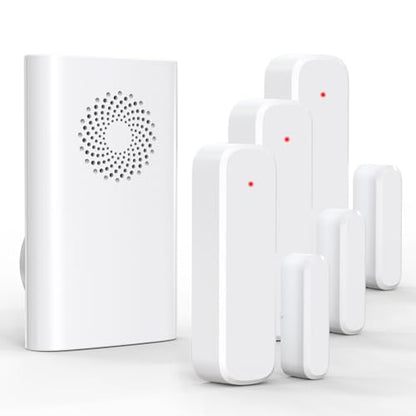 Wireless Door Chime, Door Sensor Chimes When Door Opens/Business Entering - size: 1 Receiver +3Sensors