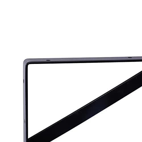 NEODROP 12-Pack 8 Inch Heavy Duty Shelf Brackets, Large Wall Bracket for Floating Shelves, Black Powder-Coated Steel, - size: 8 Inch, style: 12 Pack