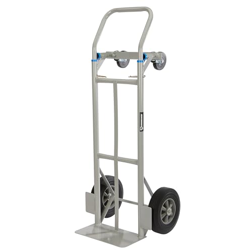 Strongway 2-in-1 Hand Truck/Dolly, 600-Lb. Vertical/800-Lb. Horizontal