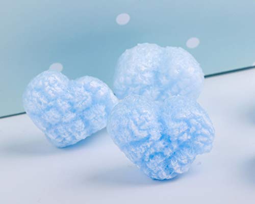 Bubblefast! Brand FunPak MiniPack Plant Based Biodegradable Packing Peanuts, 0.60 cu ft Bag, Compostable (Blue Hearts) - style: Blue Hearts