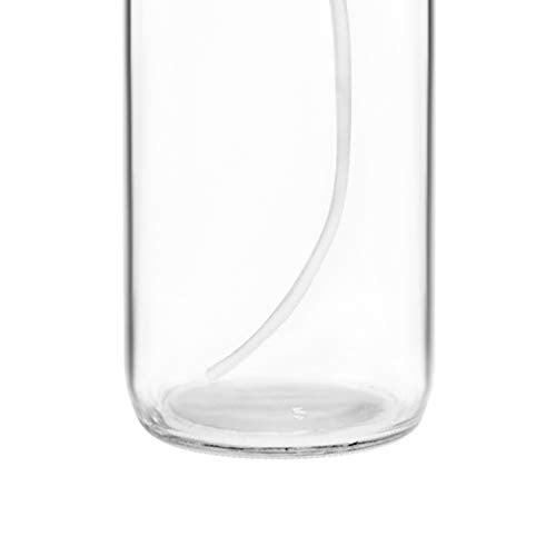 9 Pack Glass Spray Bottles, 16oz Empty Clear Boston Round Bottles Refillable Container with Trigger Sprayer for Cleaning Solutions, Essential Oils, Misting Plants - size: 9 Count (Pack of 1)
