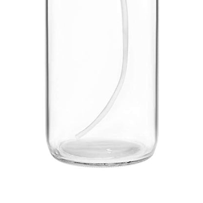 9 Pack Glass Spray Bottles, 16oz Empty Clear Boston Round Bottles Refillable Container with Trigger Sprayer for Cleaning Solutions, Essential Oils, Misting Plants - size: 9 Count (Pack of 1)