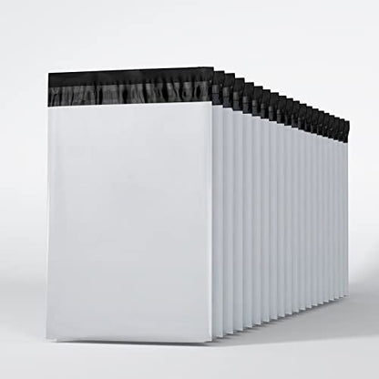 Metronic Poly Mailers 12x15.5 300 Pcs Medium Shipping Bags for Clothes Bulk - color: White, size: 12x15.5 300PC