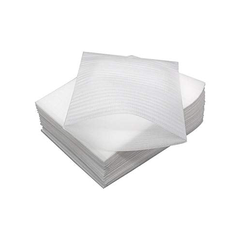 100 Sheets 4x6 Inch Cushion Foam Sheets, Protective Packing Foam Wrap for Fragile Items, Alternative to Bubble Wrap for Moving Shipping Supplies - size: 10 x15 cm