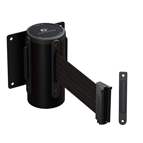 Crowd Control Warehouse WMB-120 Wall Mount Retractable Belt Barrier, 11 Ft