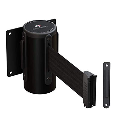 Crowd Control Warehouse WMB-120 Wall Mount Retractable Belt Barrier, 11 Ft