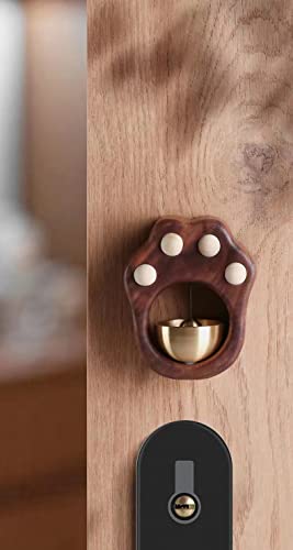 Shopkeepers Bell,Cat Paw Bell,Shopkeepers Bell for Door Opening,Door Chime,Magnet Refrigerator Magnets