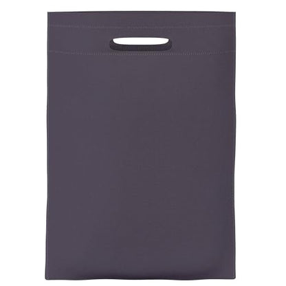 PERFECT TOTE 12-Pack Premium Quality Reusable Shopping Bags Foldable Length 10" X Height 14" | Non-Woven Fabric Garment Bags | Goodie Treat Bag with Die Cut Handle for Shopping Wedding Party