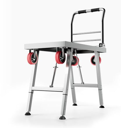 Lomive 2IN1 43"×24" Foldable Platform Truck, Portable Ladder Platform