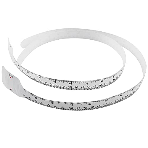 Head Circumference Measuring Tape 2PCS 24x0.79Inch/60x2cm White Baby Head Circumference Measuring Rulers