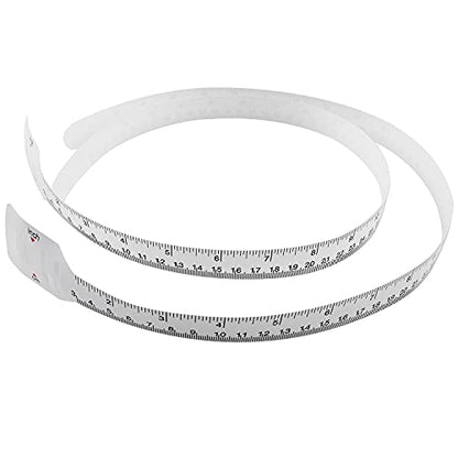 Head Circumference Measuring Tape 2PCS 24x0.79Inch/60x2cm White Baby Head Circumference Measuring Rulers