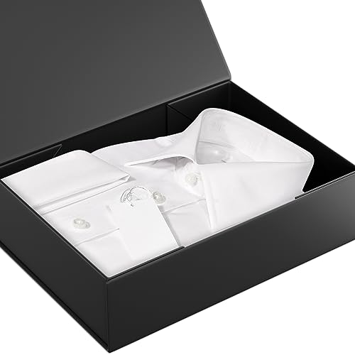 Black Gift Box 11.9" x 8.5" x 3.3",Magnetic Closure Gift Boxes for Presents - color: Black