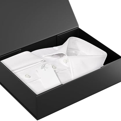 Black Gift Box 11.9" x 8.5" x 3.3",Magnetic Closure Gift Boxes for Presents - color: Black