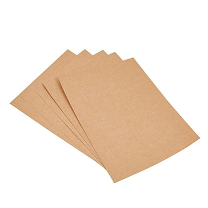 Best Paper Greetings Letter Paper Kraft Card Stock Sheets - 11 x 8.5 In, Brown, 96 Pack - Invitation Paper for Card Making & DIY Craft Projects