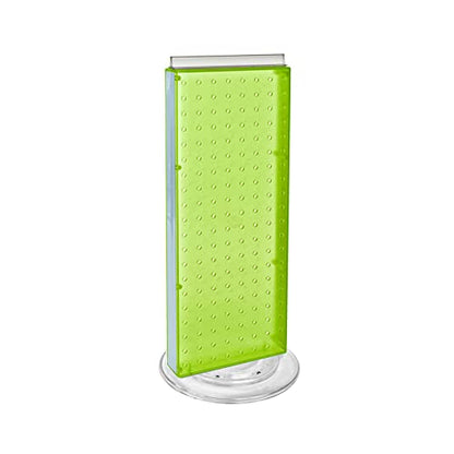 Azar 700508-GRE 8-Inch W by 20-Inch H Revolving Green Pegboard Counter Unit, Green - color: Green, style: Pegboard Only