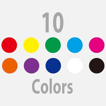 Colored Dot Stickers, 1/2" Round Circle Labels, 10 Color Coding Labels