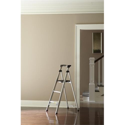 COSCO 3-Step 5' Lite Solutions Folding Step Stool 225 lb. Capacity - Aluminum