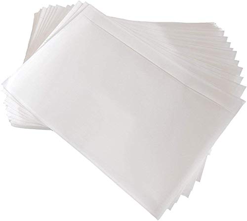 200 Pack 7.5" x 5.5" Clear Self-Adhesive Top Loading Packing List/Shipping Label Envelopes Pouches - size: 200 Pack