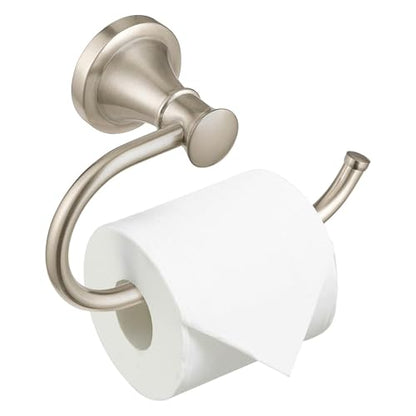 BESy Toilet Paper Holder Wall Mount Bathroom Tissue Holder Brushed Nickel - color: Brushed Nickel