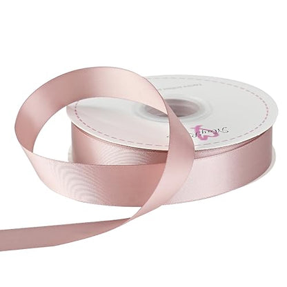 MAYREEL Dusty Rose Satin Ribbon 1 Inch Double Faced 50 Yards - color: Dusty Rose, size: 1 Inch
