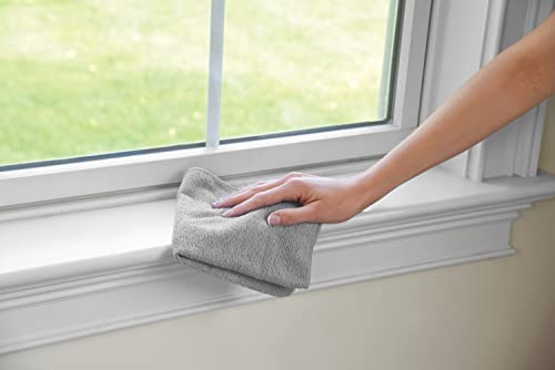 Rubbermaid Microfiber Cloth Towels 24 Pack 14"x14" Non-Scratch Reusable/Washable for Cleaning/Wiping/Polishing for Home/Kitchen/Car - size: 24-Pack