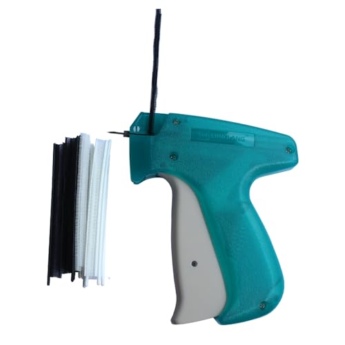 Micro Tagging Gun - Simple & Easy Sewing Kit With 3 Needles & 1800 White & Black Fine Fasteners for Quilting, Sweing, Hemming & Wrinkle Design