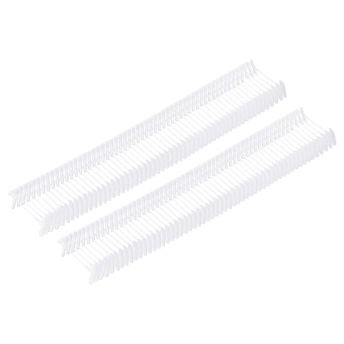 MECCANIXITY Standard Tagging Fasteners,Plastic Regular,Standard Label Gun Price Tagging Barbs for Garment Price Tag Label Tagging Barbs 12mm/0.5 Inch,Pack of 2500 White - color: White, size: 0.5 Inch