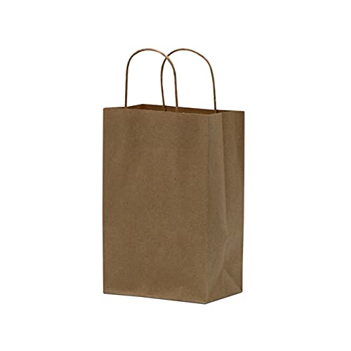 Prime Line Packaging Mini Shopping Bags, Gift Bag Bulk 6x3x9 In, 200 Pack - size: 6x3x9 Inch