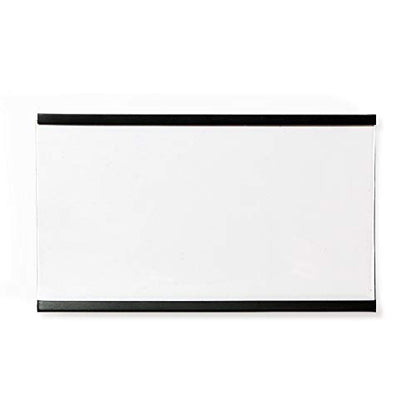 SmartSign Magnetic 'C' Channel Label Holders | 2.5" x 4" Pack of 10 - size: 2.5" x 4"