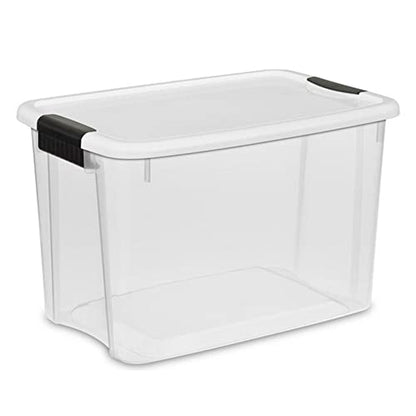 Sterilite Ultra Latch Box with Lids for Home and Office, 30 Quart, 24-Pack - size: 30 Quart, style: 24-Pack