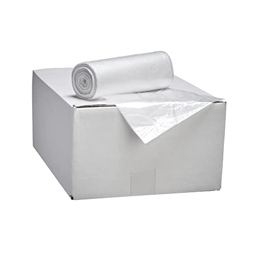 Consolidated Plastics Premium Commercial Trash Can Liners, Leak-Free Bulk Garbage Bags for Offices Made in USA (Clear 20 Gal. 30x38 .79 Mil Heavy – 250 Case) - color: Clear 20 Gal. 30x38 .79 Mil Heavy (250 Case)