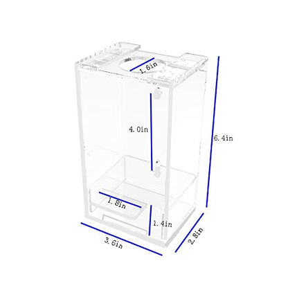 FixtureDisplays® Tabletop Wall Mounted Acrylic Hand Sanitizer Dispenser Locked Secure Enclosure 119085